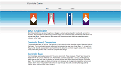 Desktop Screenshot of cornholegame.webstarts.com