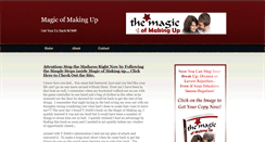 Desktop Screenshot of magicofmakingupx.webstarts.com