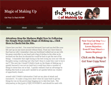 Tablet Screenshot of magicofmakingupx.webstarts.com