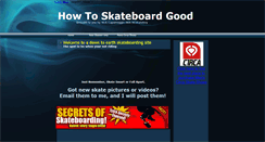 Desktop Screenshot of ncskateboy.webstarts.com