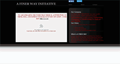 Desktop Screenshot of afinerwayinitiative.webstarts.com