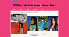 Desktop Screenshot of kianaformissworldcanada.webstarts.com