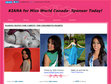 Tablet Screenshot of kianaformissworldcanada.webstarts.com