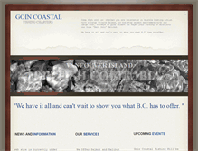 Tablet Screenshot of goincoastalfishing.webstarts.com