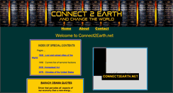 Desktop Screenshot of connect2earth.webstarts.com
