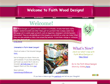 Tablet Screenshot of faithwooddesigns.webstarts.com
