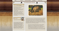 Desktop Screenshot of csperformancehorses33.webstarts.com