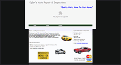 Desktop Screenshot of eylersautorepairinspections.webstarts.com