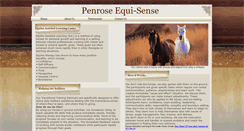 Desktop Screenshot of penroseequinetherapy.webstarts.com