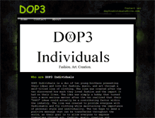 Tablet Screenshot of dop3individuals.webstarts.com