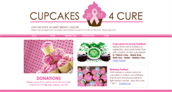 Desktop Screenshot of cupcakes4cure.webstarts.com