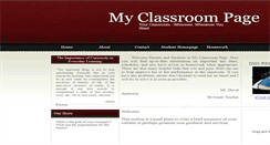 Desktop Screenshot of myclassroompage.webstarts.com