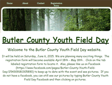 Tablet Screenshot of butleryfd.webstarts.com