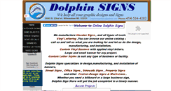 Desktop Screenshot of dolphinsigns.webstarts.com