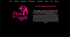 Desktop Screenshot of divaforanight.webstarts.com