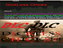 Tablet Screenshot of dicklesschicksmw2.webstarts.com