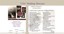 Desktop Screenshot of idoweddingshowcase.webstarts.com