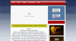 Desktop Screenshot of e-darbastau.webstarts.com