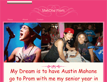 Tablet Screenshot of mahoneprom.webstarts.com