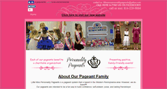 Desktop Screenshot of littlemisspersonalitypageants.webstarts.com
