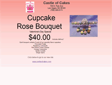 Tablet Screenshot of castleofcakes.webstarts.com