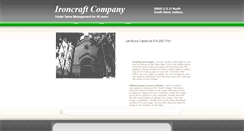 Desktop Screenshot of ironcraft.webstarts.com