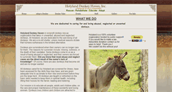 Desktop Screenshot of holylanddonkeys.webstarts.com