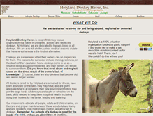 Tablet Screenshot of holylanddonkeys.webstarts.com