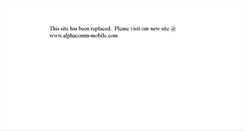 Desktop Screenshot of alphacommunications.webstarts.com