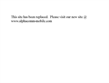 Tablet Screenshot of alphacommunications.webstarts.com
