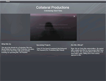 Tablet Screenshot of collateralproductions.webstarts.com