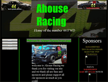 Tablet Screenshot of ahouseracing.webstarts.com