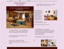 Tablet Screenshot of cleankeepers.webstarts.com