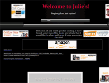 Tablet Screenshot of juliesbargainsanddeals.webstarts.com