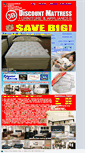 Mobile Screenshot of 3bdiscountmattress.webstarts.com