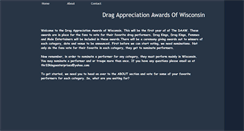 Desktop Screenshot of dragappreciationawardsofwi.webstarts.com