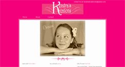 Desktop Screenshot of kendraskreations.webstarts.com