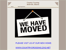 Tablet Screenshot of countrycrossing.webstarts.com