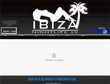 Tablet Screenshot of ibizanightlifelv.webstarts.com