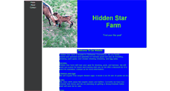 Desktop Screenshot of hiddenstarfarm.webstarts.com