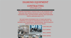 Desktop Screenshot of diamondequipment.webstarts.com