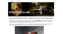 Desktop Screenshot of cayenneporsche.webstarts.com