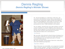 Tablet Screenshot of dennisregling.webstarts.com