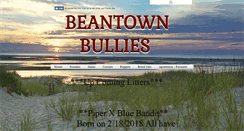 Desktop Screenshot of beantownbullies.webstarts.com