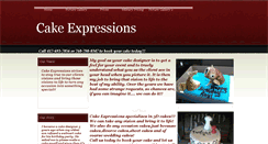 Desktop Screenshot of cakeexpressions.webstarts.com