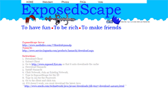 Desktop Screenshot of exposedscape.webstarts.com