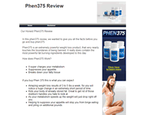 Tablet Screenshot of phen375review.webstarts.com