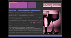 Desktop Screenshot of dinnerladies.webstarts.com