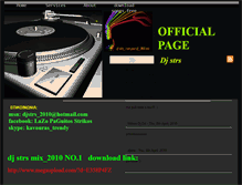 Tablet Screenshot of djstrsofficial.webstarts.com