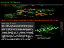 Tablet Screenshot of hazeclangaming.webstarts.com